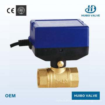 Auto-Actuator Electric Brass Ball Valve